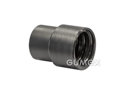 Endung 240 EC, 38mm, for AIRDUC 350, 351, 355, 341, 345, TIMBERDUC 533, <10.3 Ω, Pre-PUR, schwarz, 